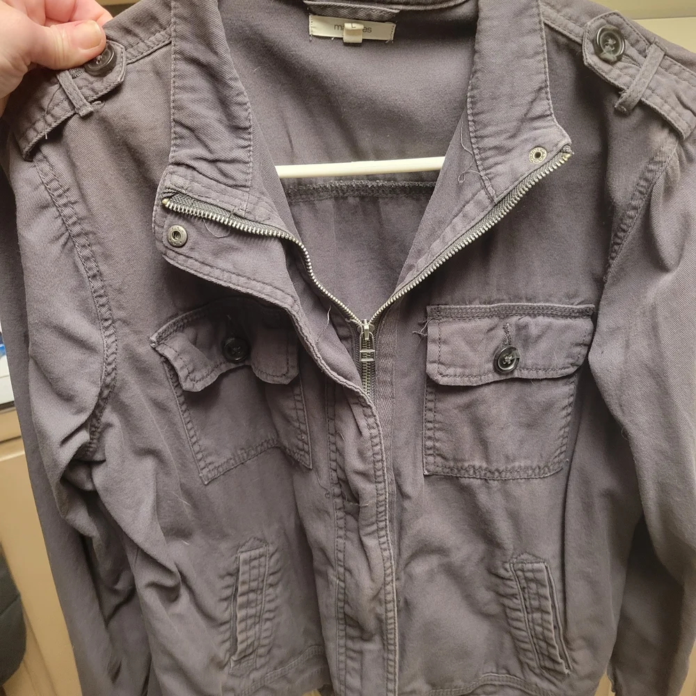 Women's Light Gray Jacket Maurices - Picture 2 of 4